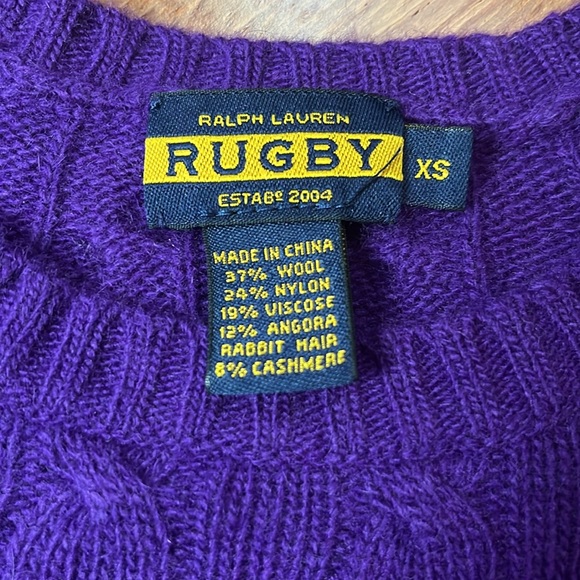 EUC Ralph Lauren Rugby Cable Knit Sweater - Picture 2 of 5